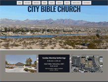 Tablet Screenshot of citybiblechurchbhc.com